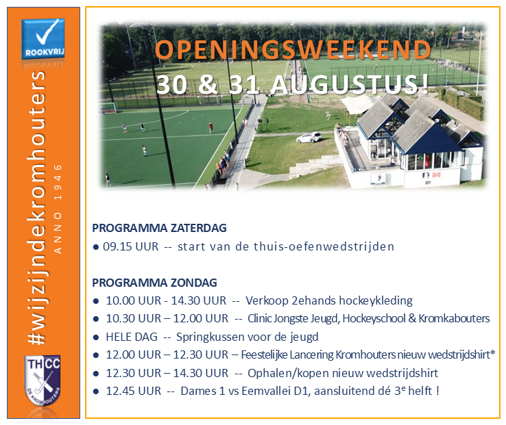 30 & 31 augustus openingsweekend! Nieuws afbeelding